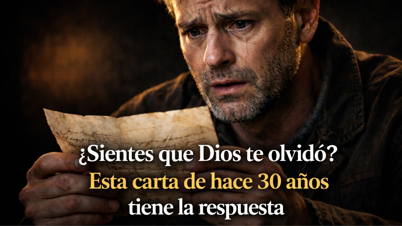 ¿Sientes que Dios te olvidó? Esta carta de hace 30 años tiene la respuesta