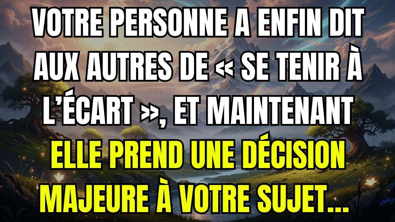 Votre personne a enfin dit aux autres de « se tenir à l’écart », et maintenant elle prend une...