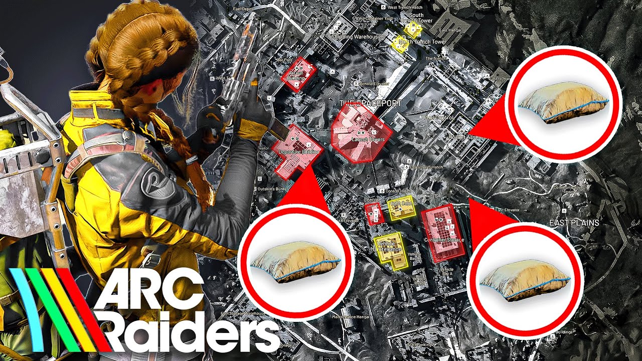 Каждое ОЧЕНЬ УДОБНОЕ РАСПОЛОЖЕНИЕ ПОДУШКИ в ARC Raiders