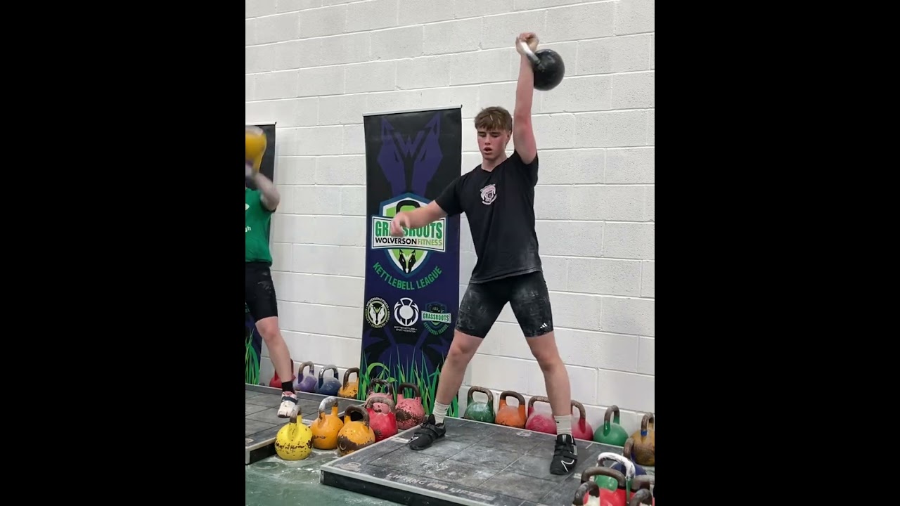 122 reps of 36kg snatch in 5 minutes | GRASSROOTS FINALE WOLFPACK