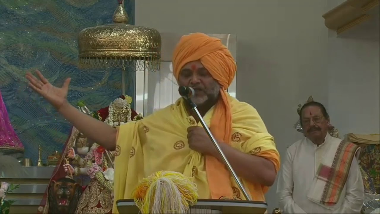 Guruvanand ji at Vishnu Mandir, Richmond Hill, Ont Canada on 23Jun2019