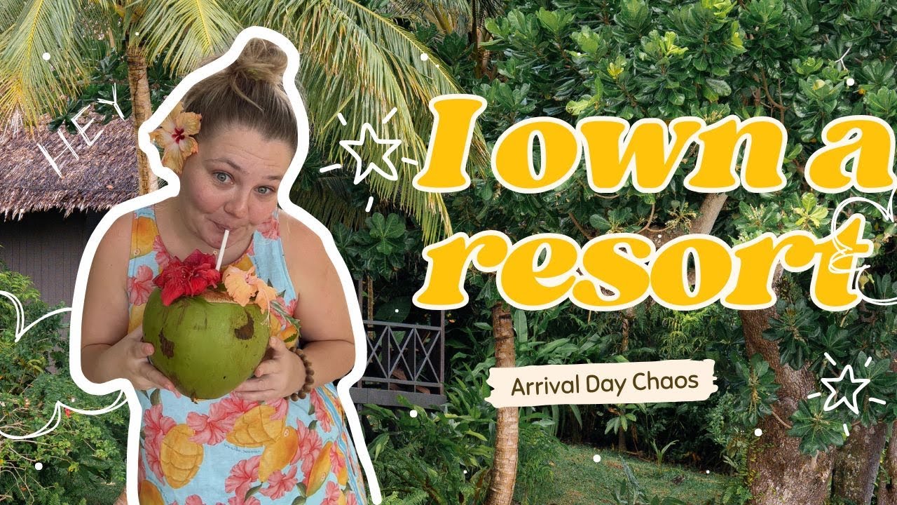 A Day in the Life Running a Resort on a Remote Island 🌴 (Arrival Day Chaos!)