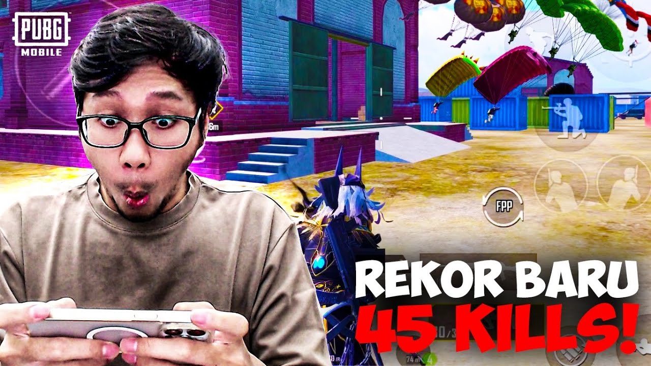 REKOR BARU! DAPAT 45 KILLS TURUN DI KOTA NOVO! FULL BARBAR! - PUBG MOBILE