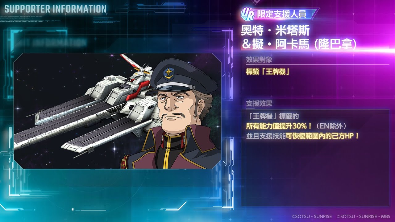 ［無課］滿特王牌機艦過大師聯盟「SEASON 8」 SD高達G世代永恆 SD Gundam G Generation ETERNAL 鋼彈