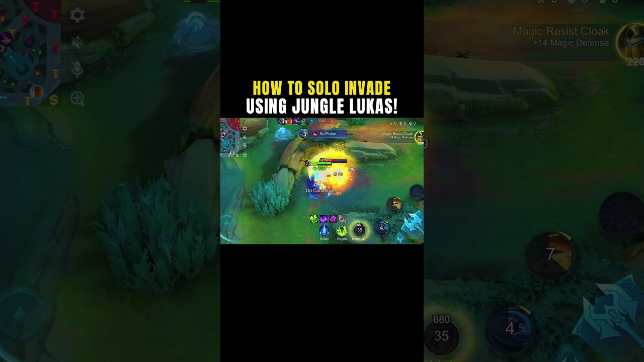 Lukas Jungle Solo Invade! #mobilelegends #mlbb #topglobalml