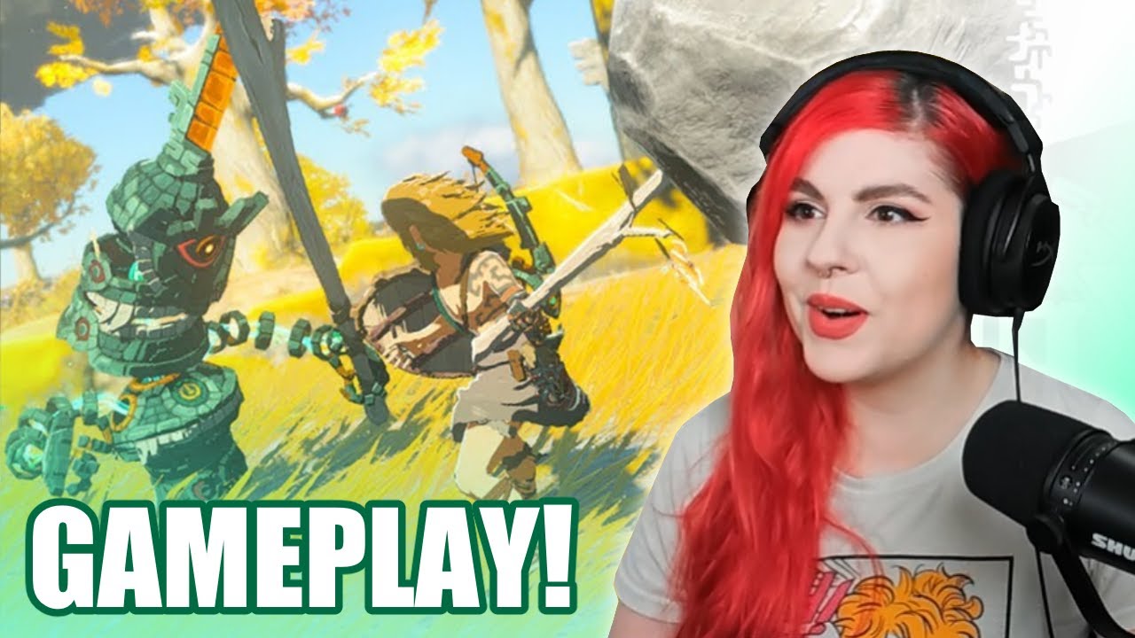 Zelda: Tears of the Kingdom Gameplay REACTION!