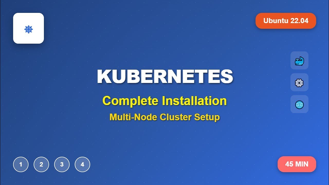 Complete Kubernetes Installation Tutorial 2024  Multi Node Cluster Setup