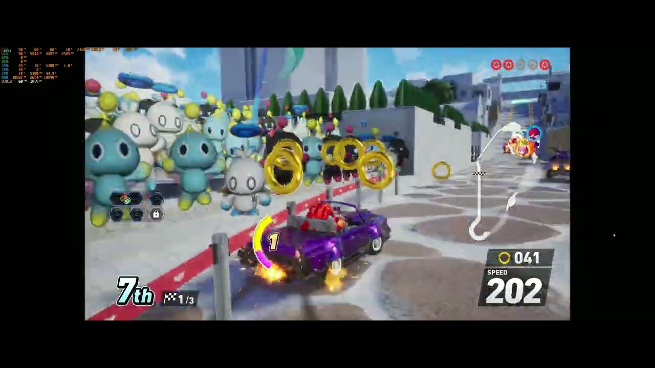 Sonic Racing CrossWorlds Super Speed difficulty (Knuckles modded) Steam4K60