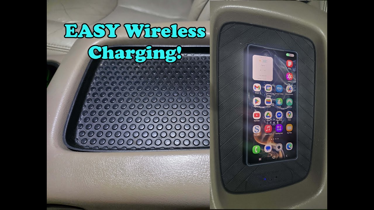 Wireless Charging Upgrade for 2003-2014 GM Trucks & SUVs (Tahoe, Suburban, Silverado, Sierra, Yukon)