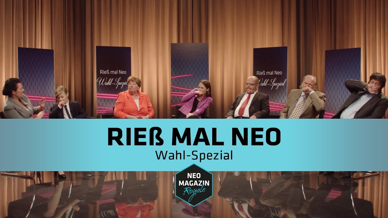 Rie&szlig; mal Neo - Wahl-Spezial | NEO MAGAZIN ROYALE mit Jan B&ouml;hmermann - ZDFneo