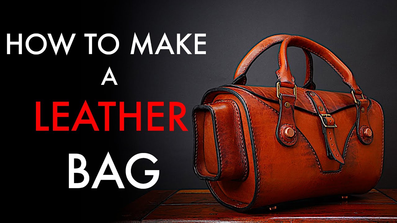 DIY Leather Bag - Tutorial and Pattern Download