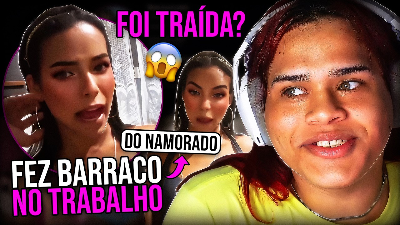 Mhanu com H SUSPEITA DE TRAIÇÃO e VAI NO EMPREGO do NAMORADO FAZER BARRACO!