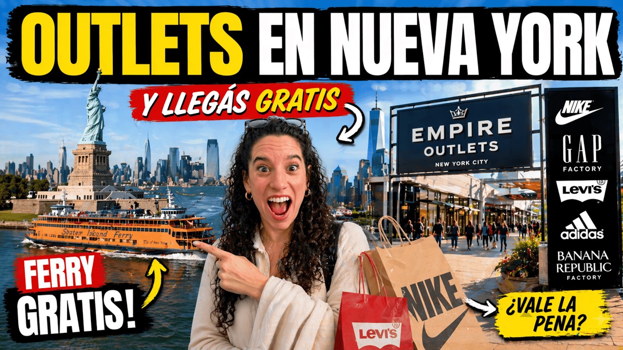 🛍️ &iquest;Se puede comprar barato en Nueva York?🗽Probamos estos OUTLETS