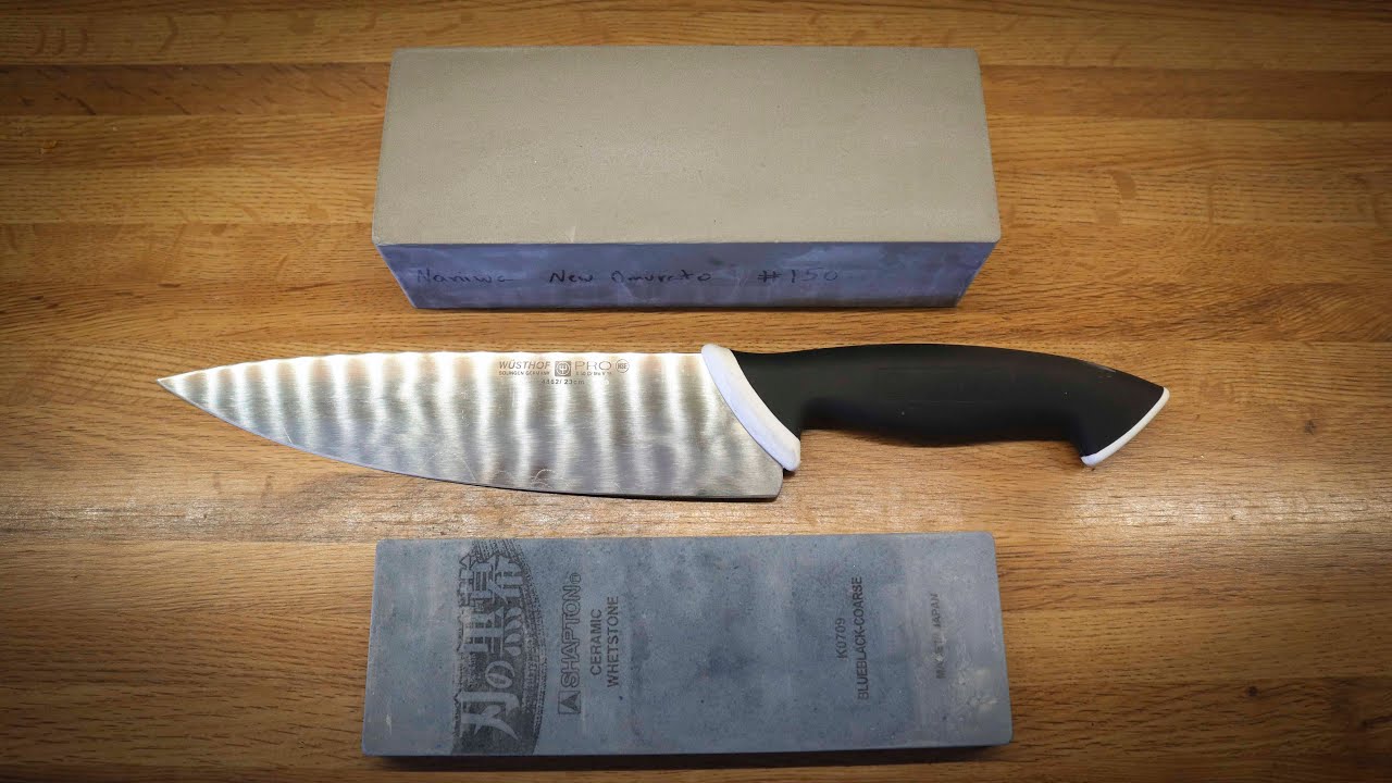 Сравнение нового Naniwa Omurato 150 и Shapton 320
