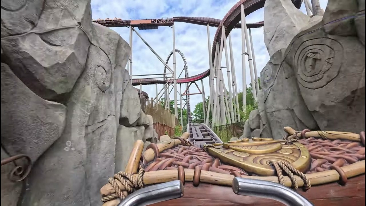 Toutatis Roller Coaster Onride Parc Asterix 2025