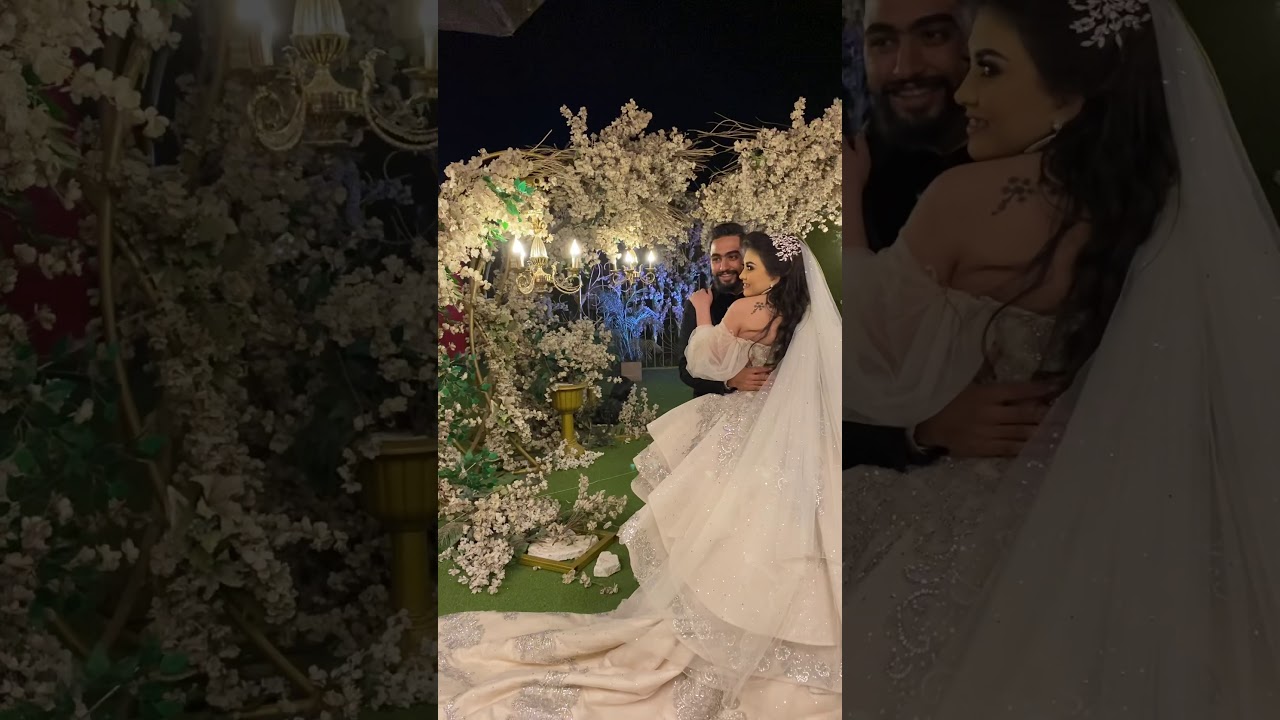 العريس بيشيل العروسه ويبوسها وقعت عالارض 😂❤️💃
