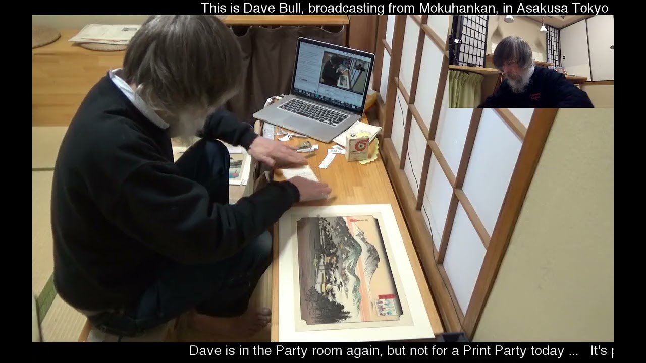 @JapanesePrintmaking Twitch replay 2018 03 09