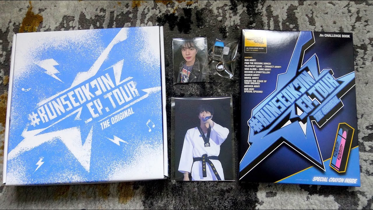 [ASMR] Unboxing BTS 방탄소년단 Jin 진 #RUNSEOKJIN_EP.TOUR in GOYANG The Original SET