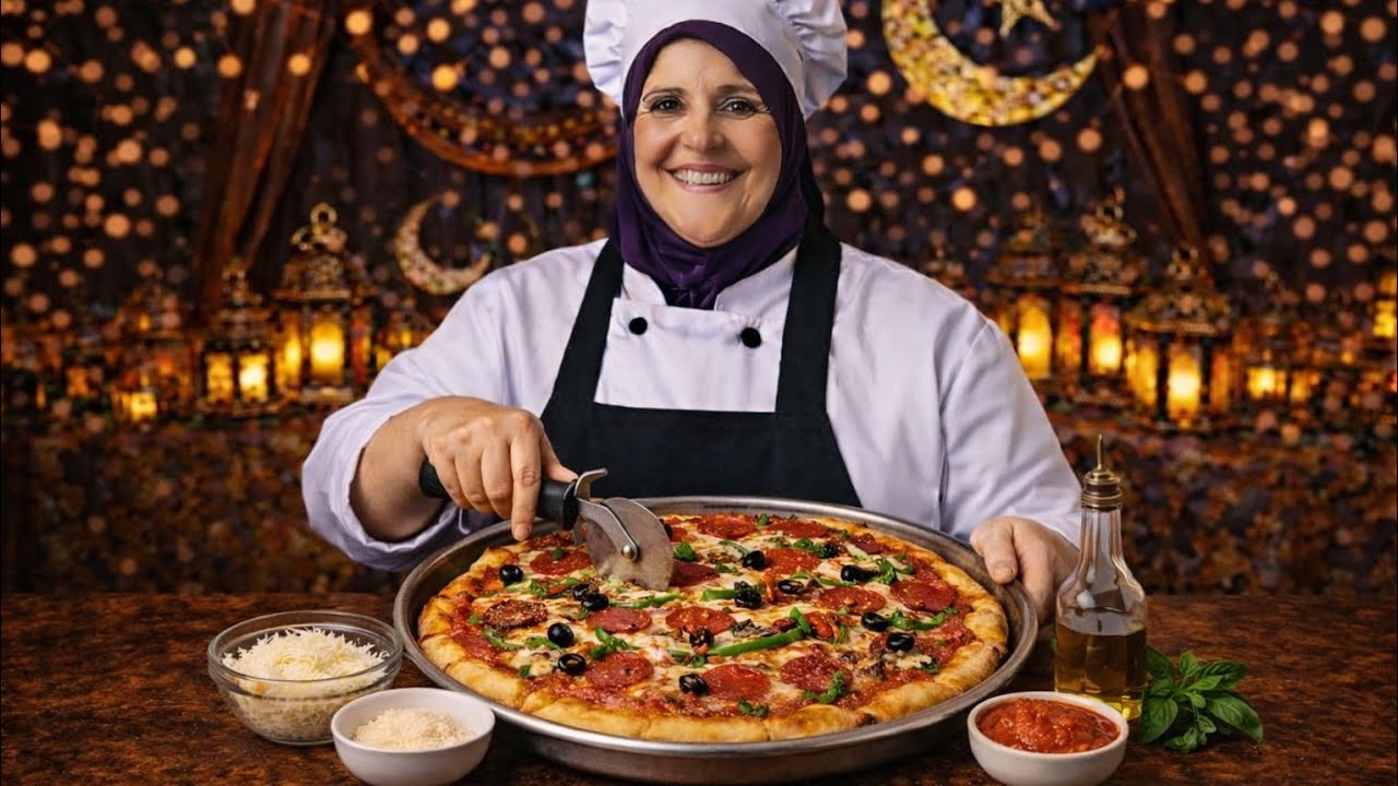 😋بيتزا المطاعم في البيت بخطوات سهلة وسريعة هتعمليها كل يوم