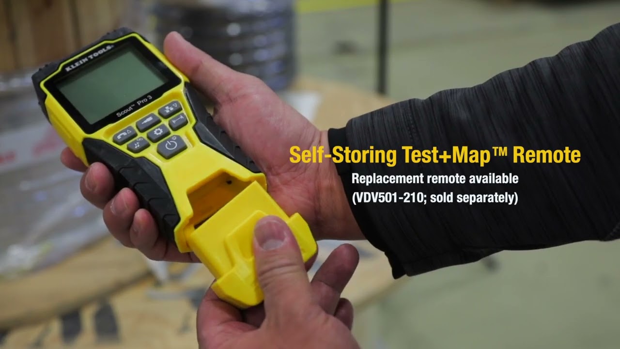 Klein Tools Cable Tester Kit with Scout Pro 3 Tester, Remotes, Adapter, Battery