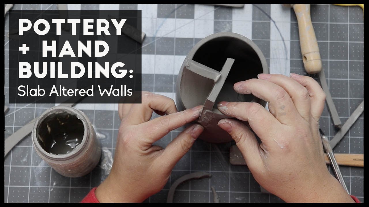 Pottery + Handbuilding: Slab Altered Walls