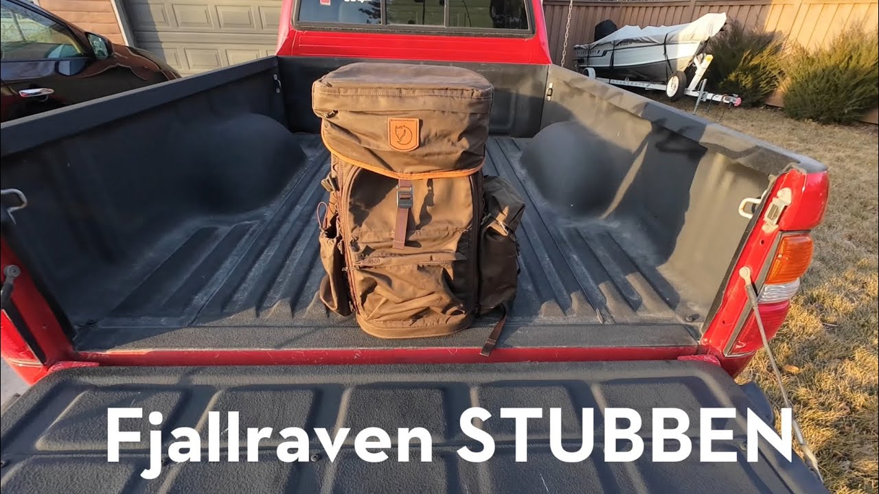 Fjällräven Stubben — рюкзак с фронтальной загрузкой и каркасом.