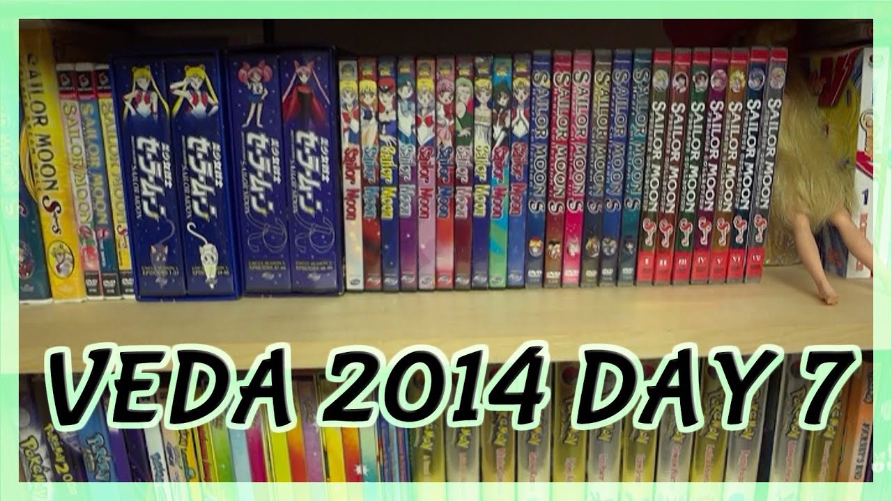 VEDA 2014 DAY 7 SAILOR MOON DVD COLLECTION COMPLETE
