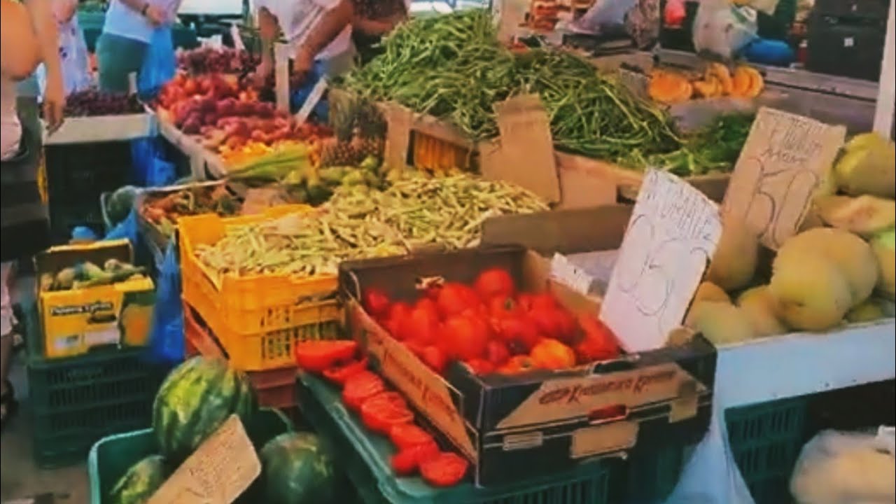 Kreta, Crete, Rethymno, Wochenmarkt am Donnerstag, market at Thursday, η λαϊκή της πέμπτης Ρέθυμνο.