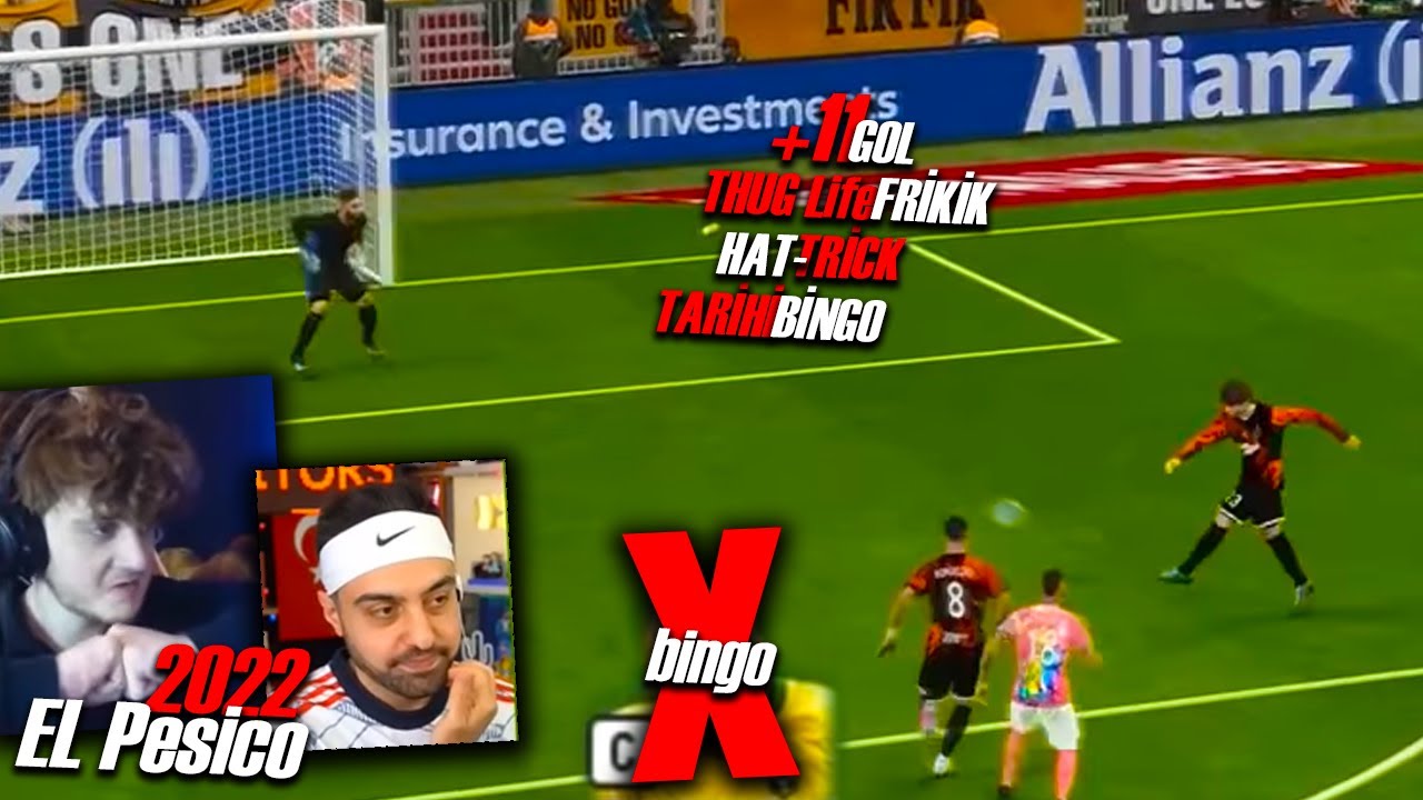 12 GOL ! BU MAÇTA HER ŞEY VAR ! BİNGODA EN İYİ OYUNCU SİLİNDİ ! FRİKİK THUG LIFE ! EL Pesico 2022
