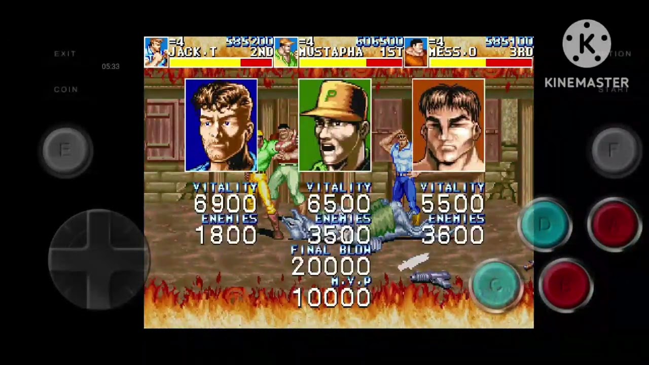 Cadillacs And Dinosaurs Arcade 3 Players Parte 4 