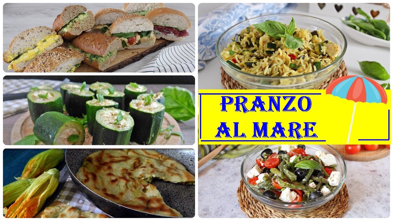 PIATTI DA SPIAGGIA,  tante idee per piatti da portare al mare