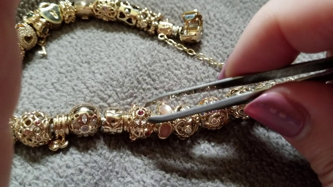 Updated Gold Pandora Bracelet