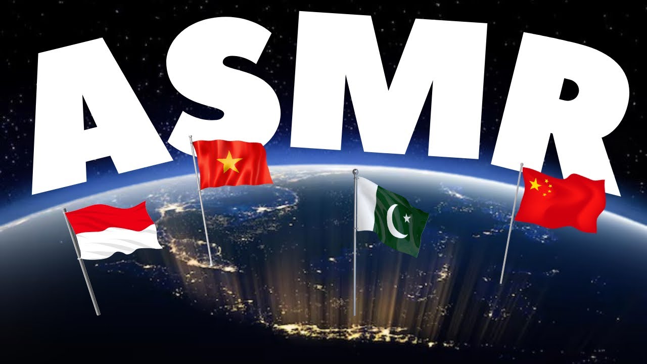 [ASMR] Drapeaux et capitales d'Asie en inaudible