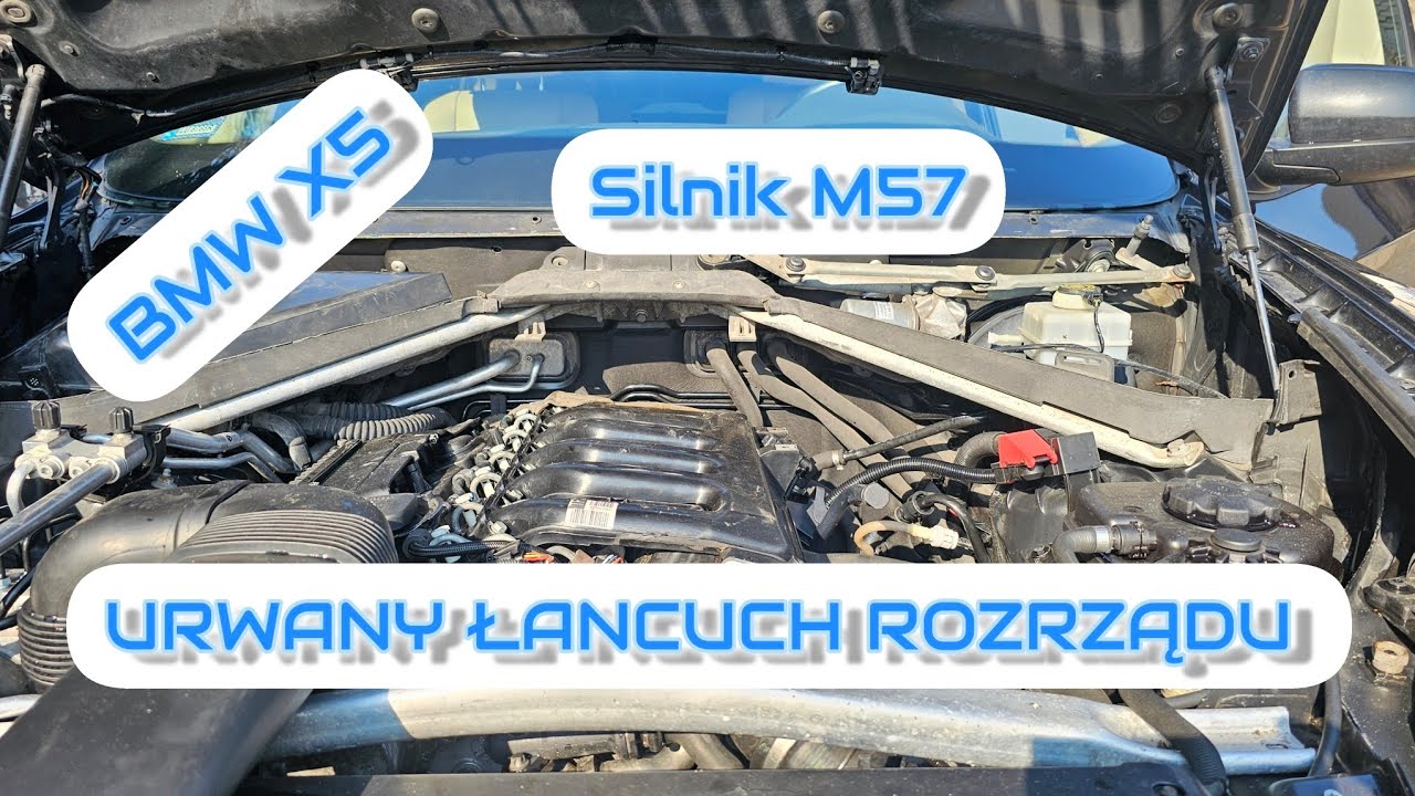 BMW SILNIK 3.0D M57 URWANY ROZRZĄD