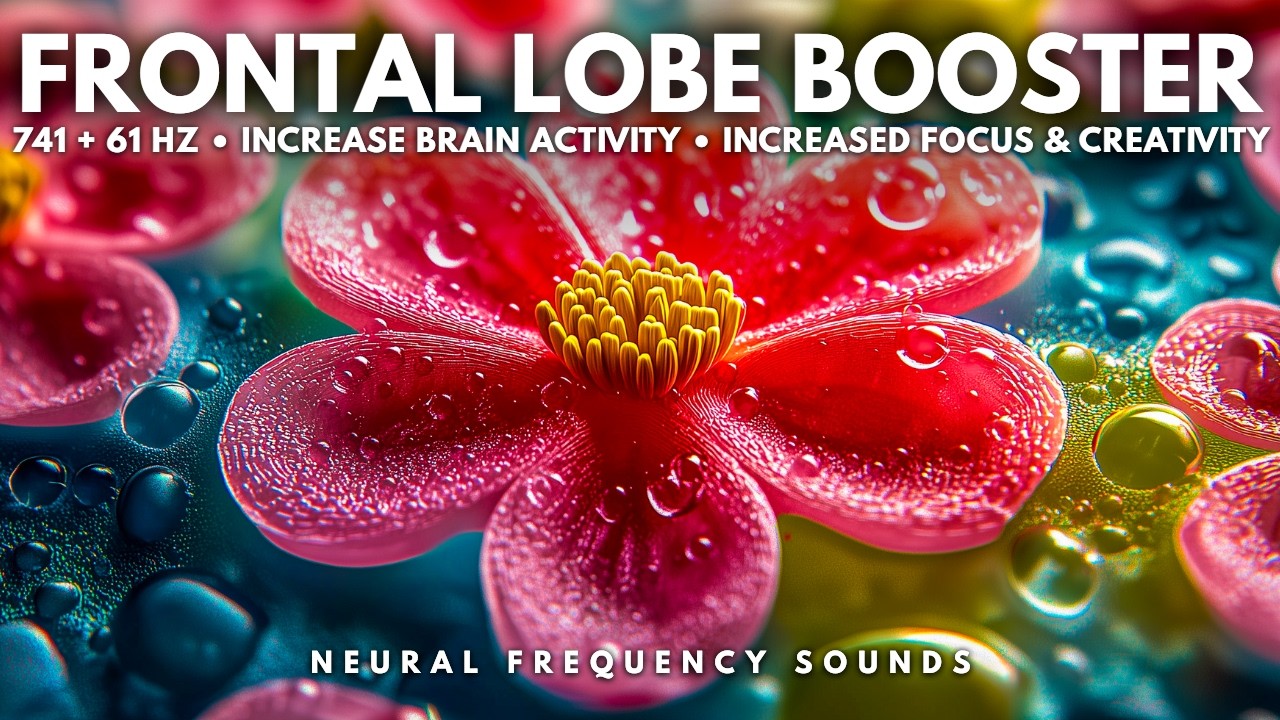741 Hz + 61 Hz Creativity Frequency 🎨 Deep Focus, Problem Solving & Creative Flow Music