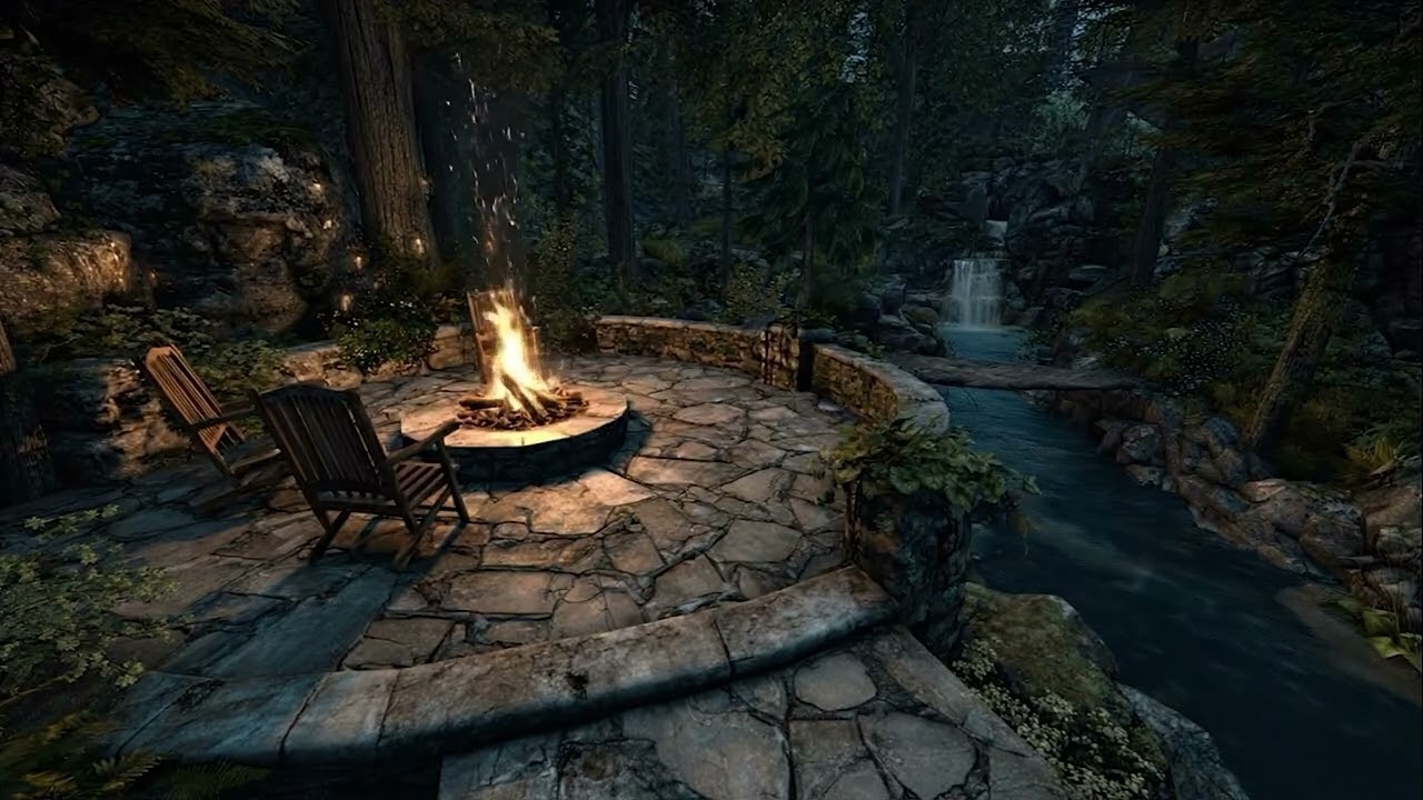 Nighttime Sounds, Crickets, Forest Streams at Night, Meditation Sounds to Help You Sleep Well