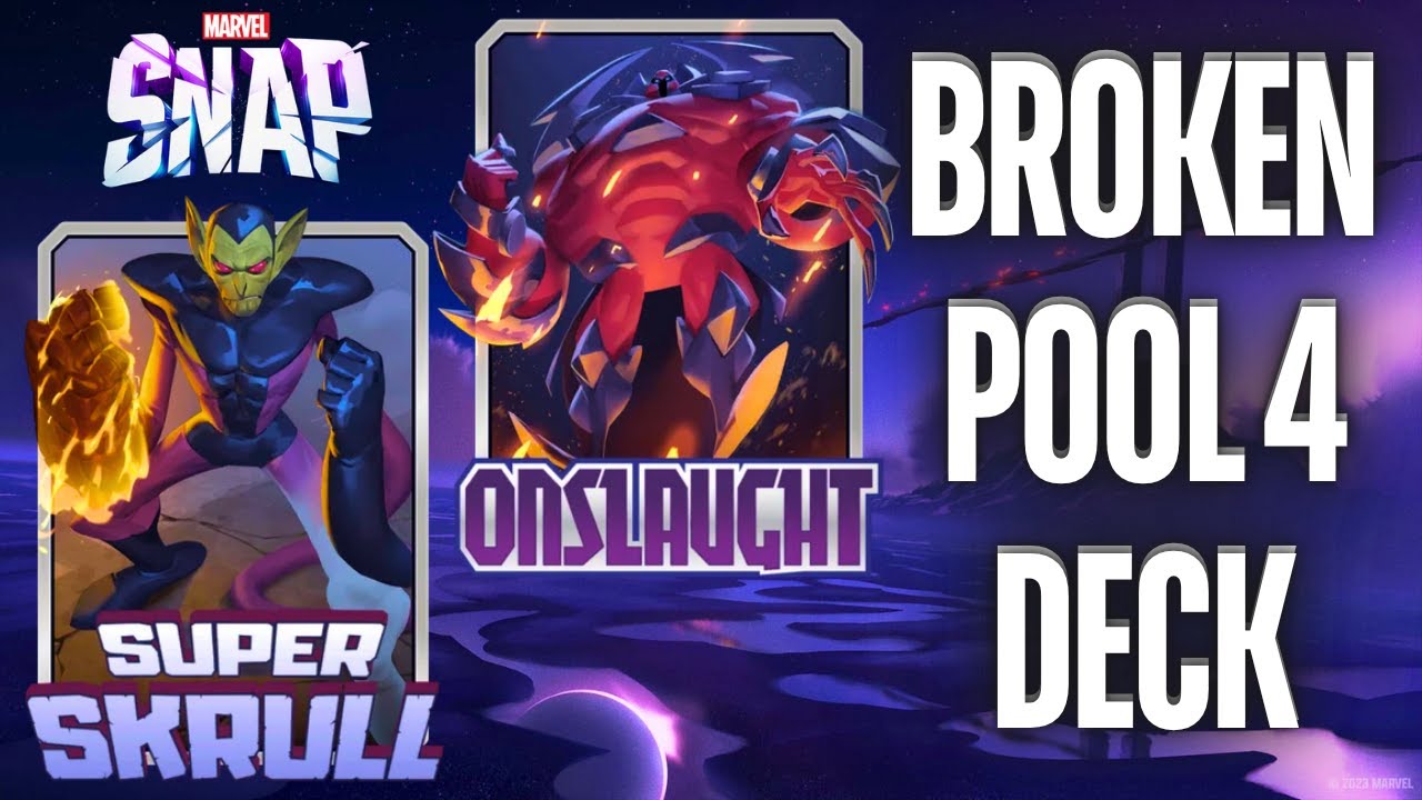 EARLY POOL 4 Deck that is Absolutely BROKEN in Marvel Snap
