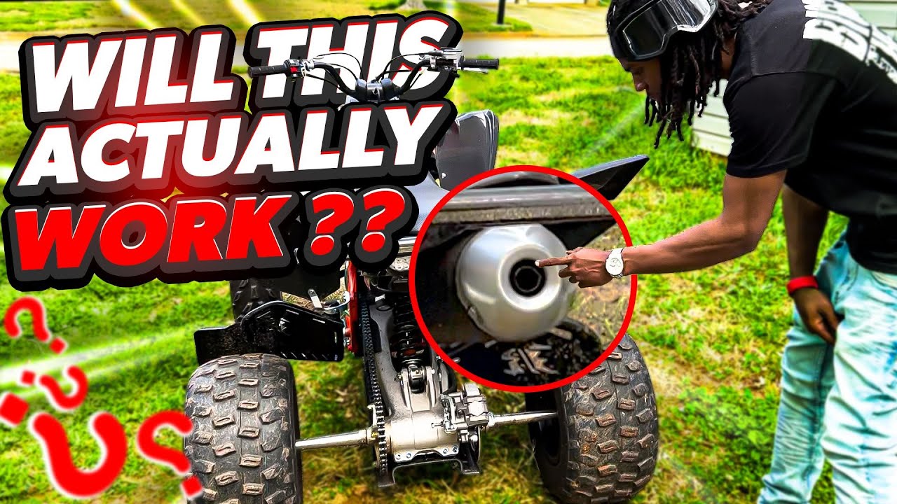 RAPTOR 700 EXHAUST HACK 😱