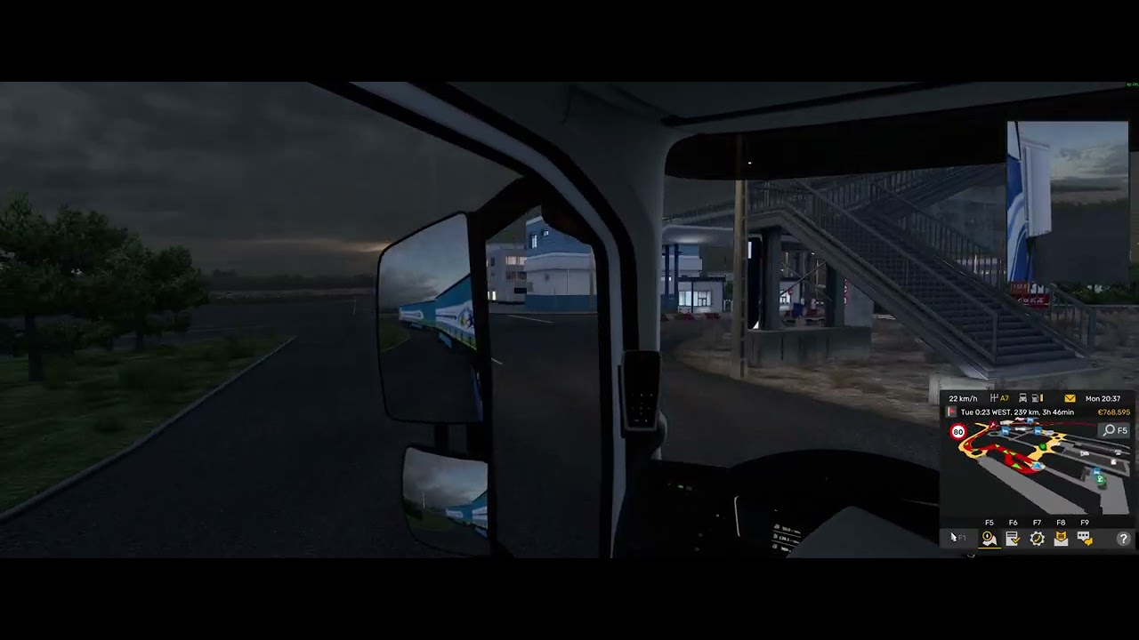 Euro Truck Simulator 2 TMP Promods New CD Road With ChristmarDK