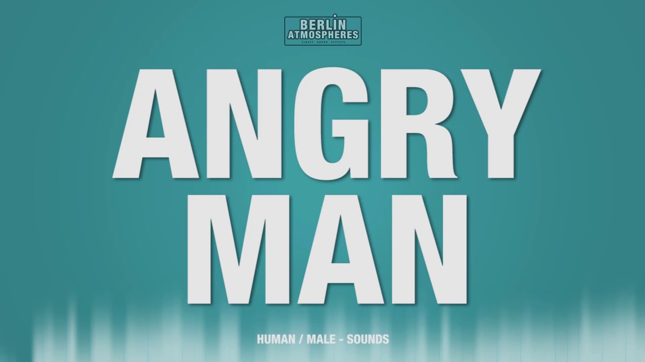 Angry SOUND EFFECT - Angry Man SOUNDS Grunting Male Voice SFX Grummeln Fluchen Murren