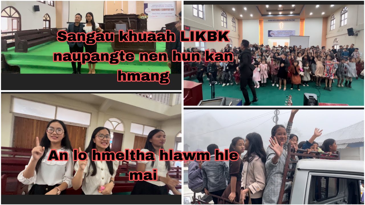 Sangau naupangte an hmeltha Sangau 2 leh 1 ah kan lam nasa 😄