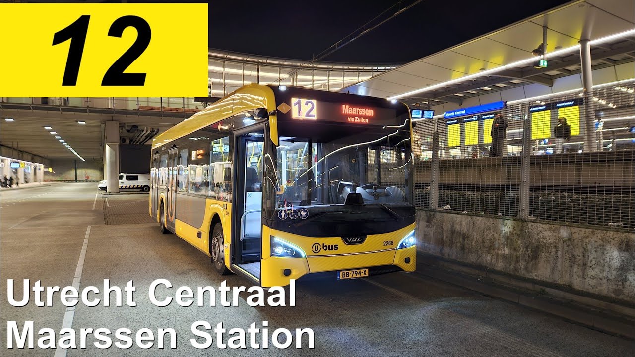 U-OV lijn 12: Station Utrecht Centraal - Station Maarssen | Transdev Utrecht | Transdev 2268 | 2025