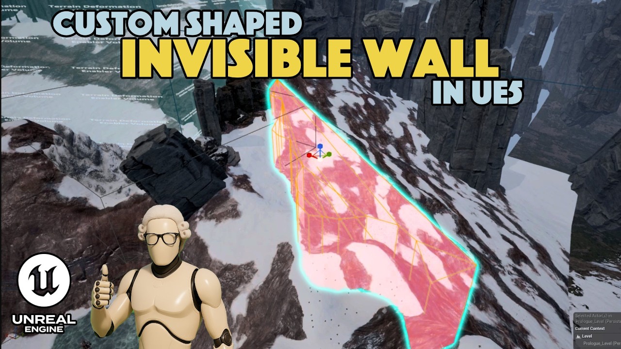 Custom Shaped Invisible Walls in Unreal Engine 5