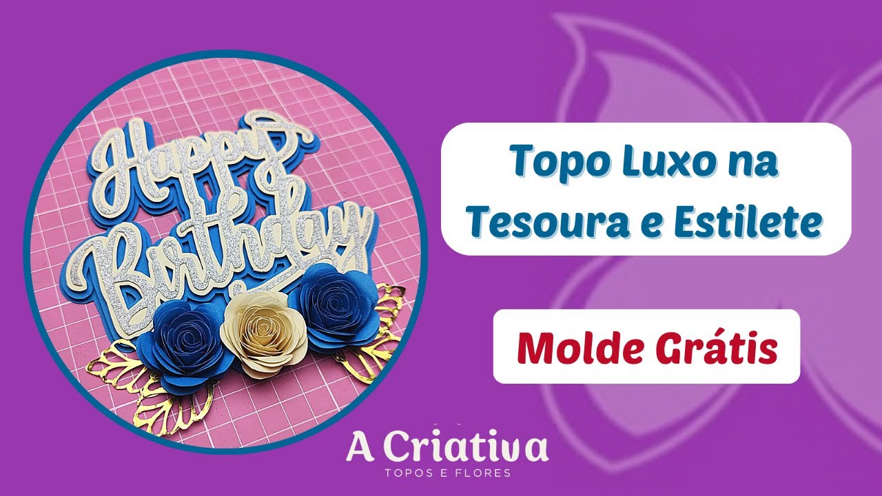 Passo a passo de como cortar um Topo de Luxo 100% na Tesoura e Estilete. Molde grátis PDF/SVG/STUDIO