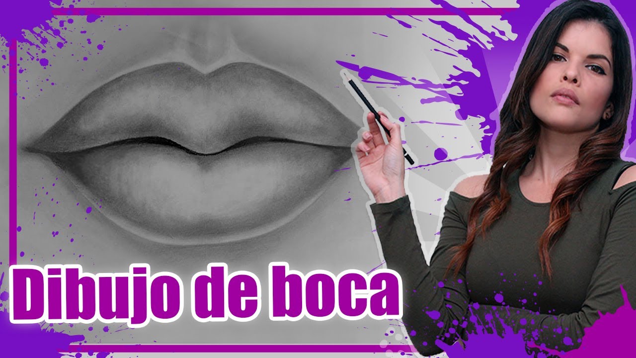 🟣Curso completo 😱😱😱 de DIBUJO a LAPIZ ✏️ de ROSTROS REALISTAS para Principiantes - Dibujo de Boca.