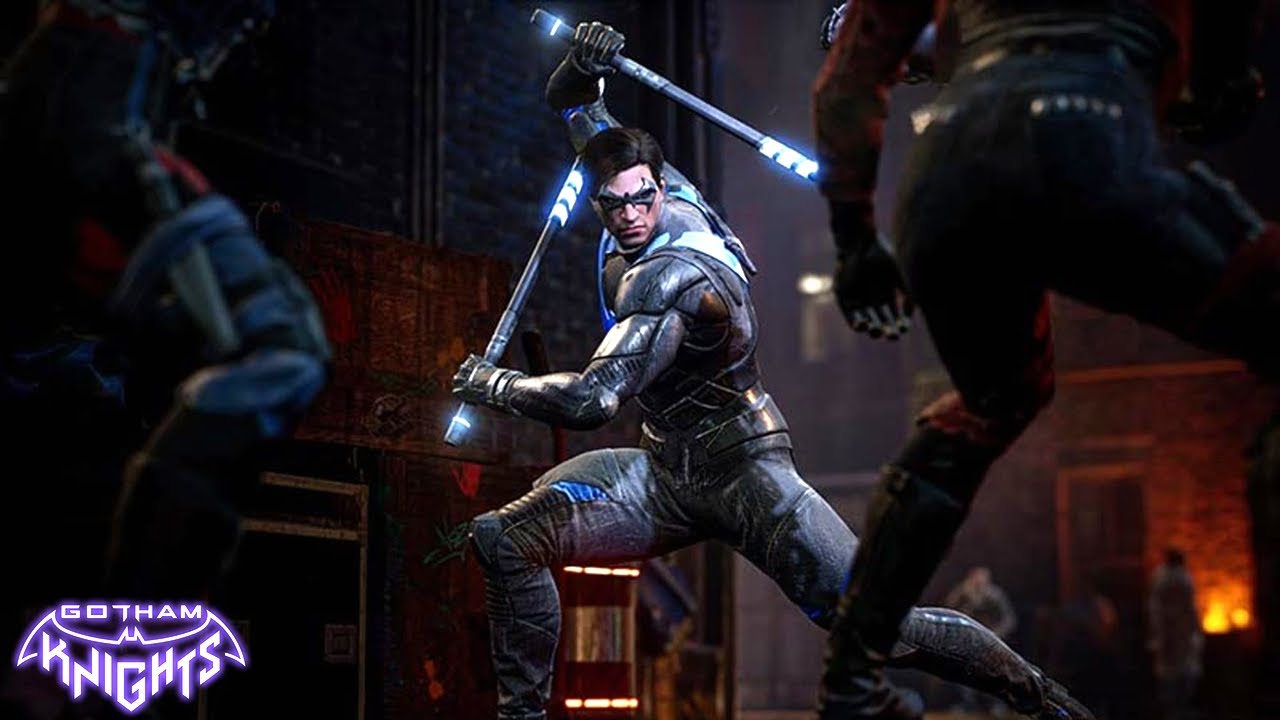 GOTHAM KNIGHTS - (NIGHTWING) Aggressive Combat & Skills 4K 60FPS