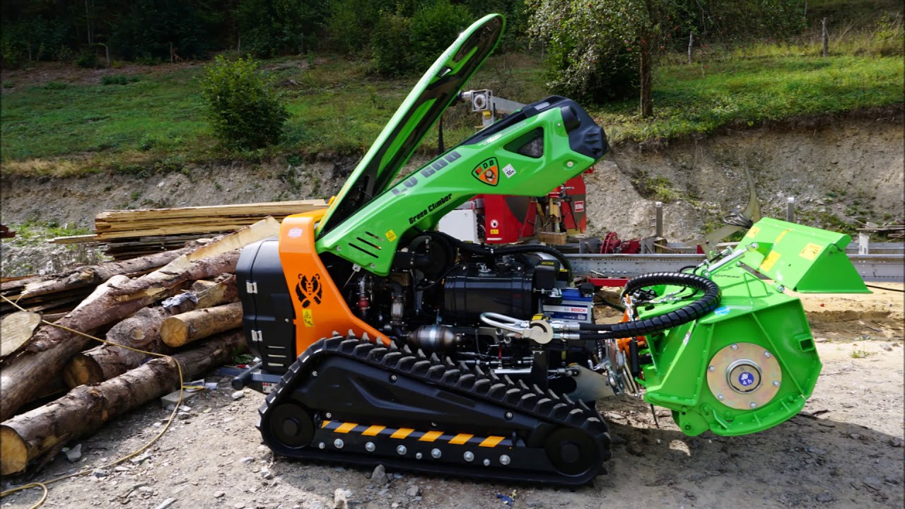 Mulčovač + pařezov&aacute; fr&eacute;za Green Climber LV600
