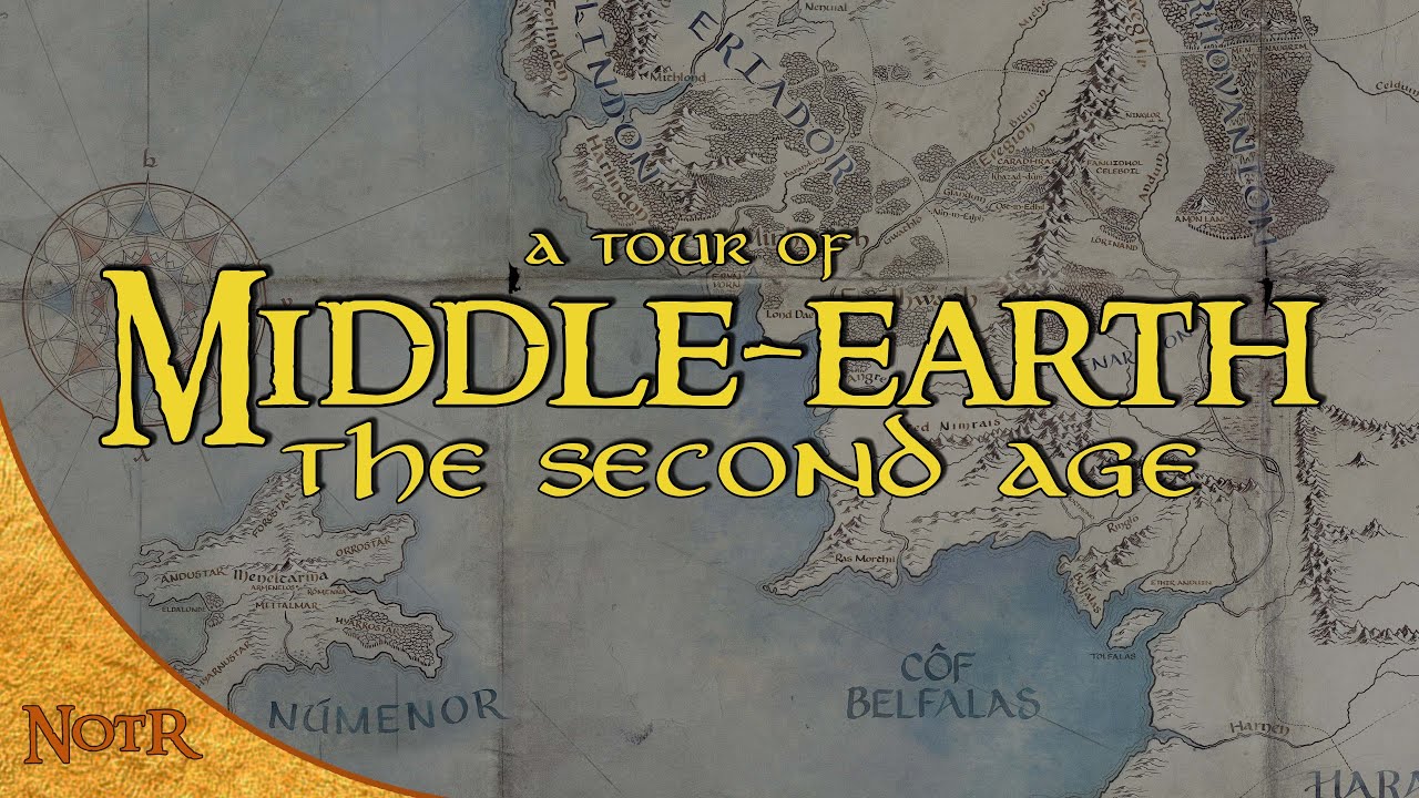 Maps of Middle-earth: The Second Age | Tolkien Explained