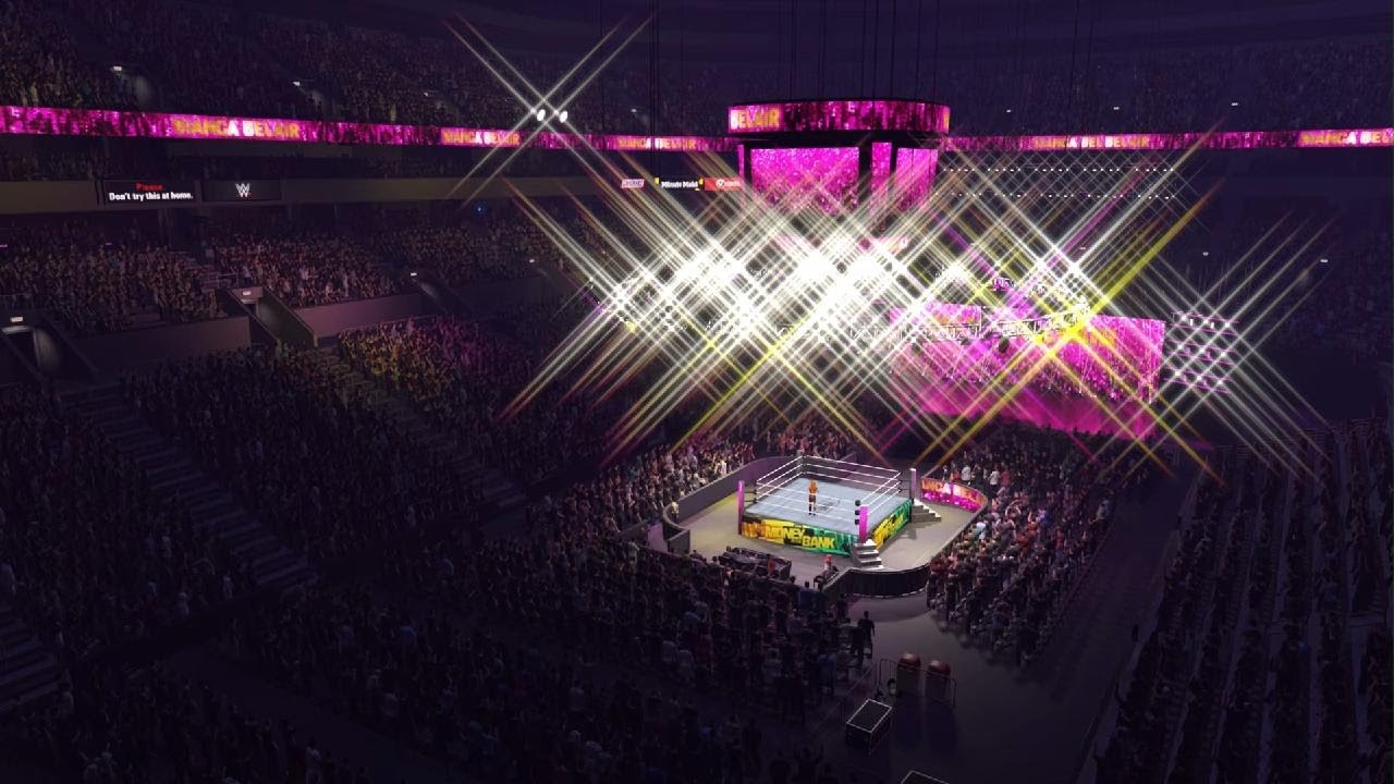 WWE 2K25 Becky Lynch 18 vs Bianca Belair vs Blair Davenport