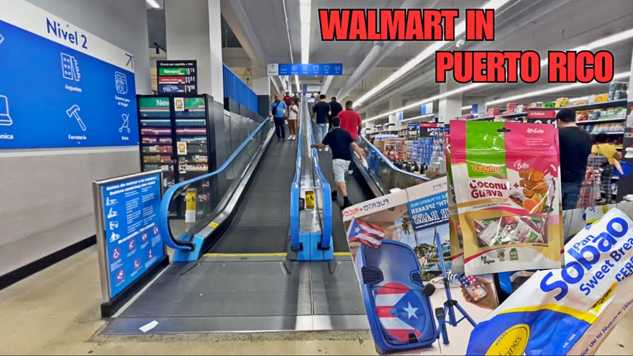 Inside the 2 floor Walmart in Puerto Rico!